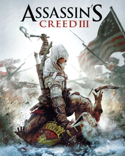 Capa de Assassin's Creed III para Xbox 360 – Ação / Aventura (AÇÃO / AVENTURA) • 10.5 GB • King Games Brasil