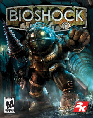 Capa de BioShock (2007) para Xbox 360 – FPS / Tiro (FPS / TIRO) • 4.4 GB • King Games Brasil
