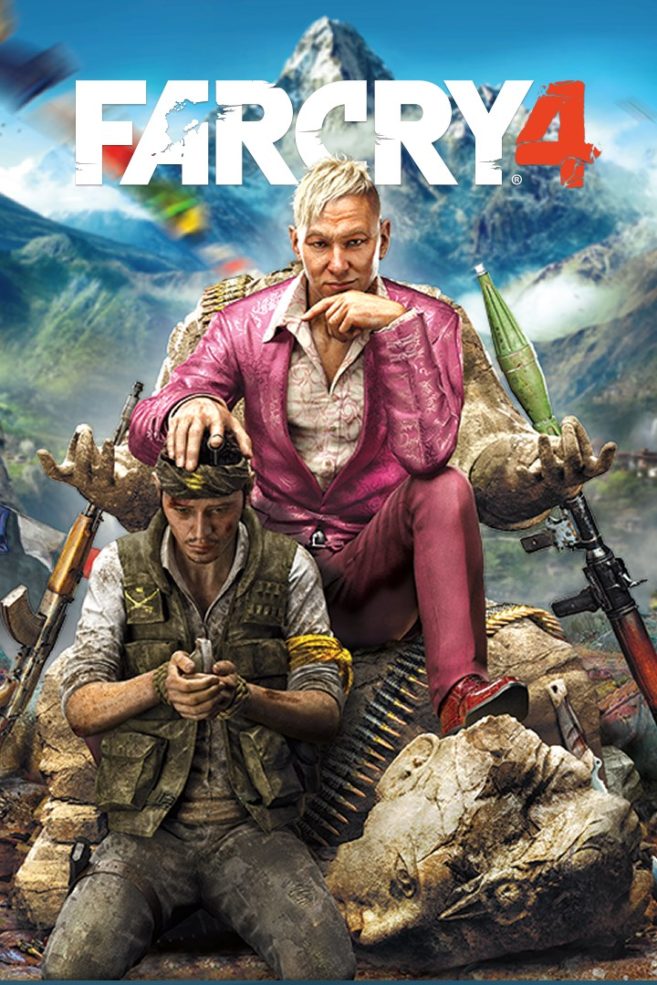 Capa de Far Cry 4 para Xbox 360 – FPS / Tiro (FPS / TIRO) • 6.2 GB • King Games Brasil