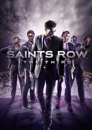 Capa de Saints Row The Third para Xbox 360 – Mundo Aberto (MUNDO ABERTO) • 6.5 GB • King Games Brasil