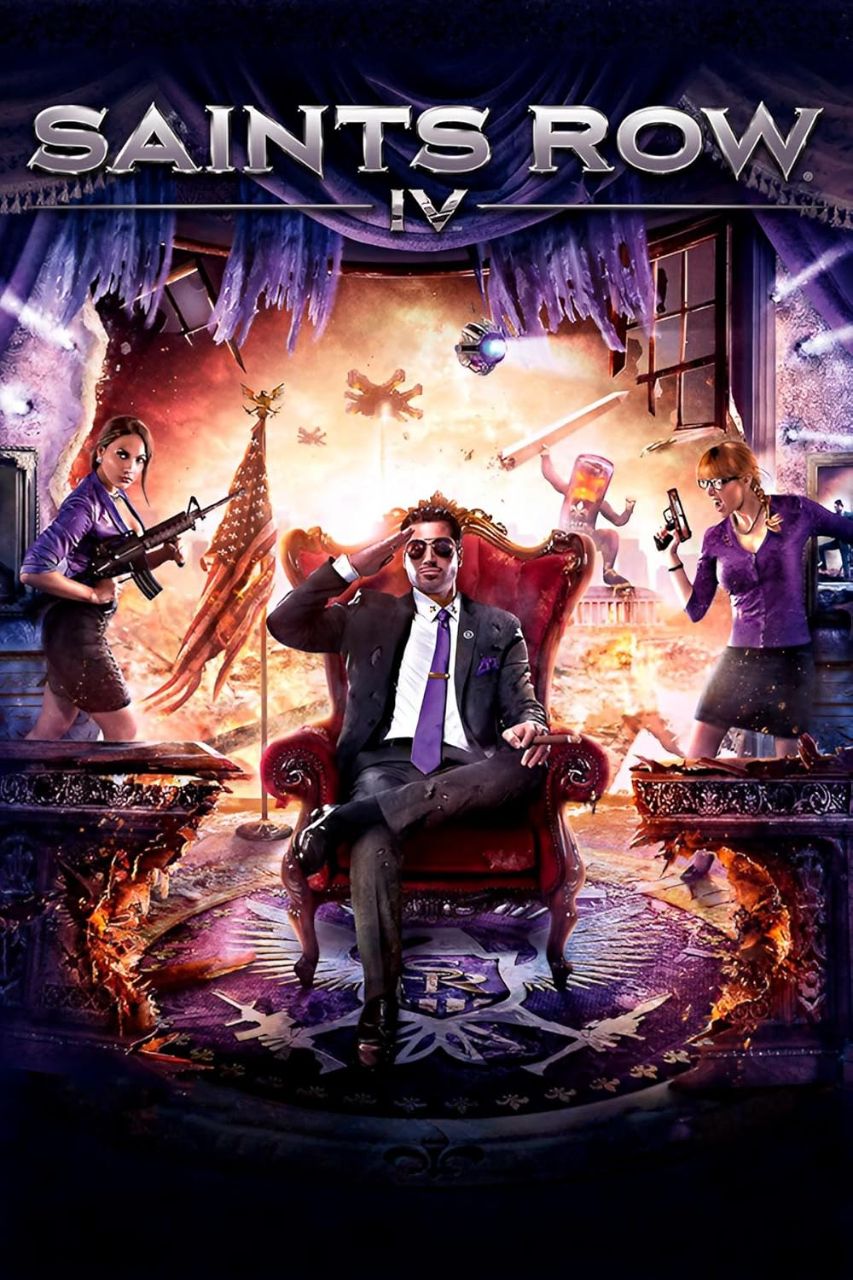 Capa de Saints Row IV para Xbox 360 – Mundo Aberto (MUNDO ABERTO) • 6.2 GB • King Games Brasil